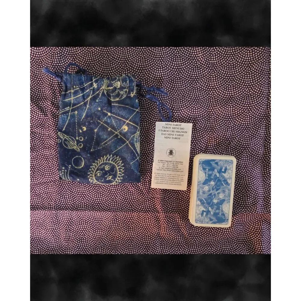 Rare Vintage Fairy Tarot Mini Deck 2003 Lo Scarabeo Antonio Lupatelli Pre-Owned
